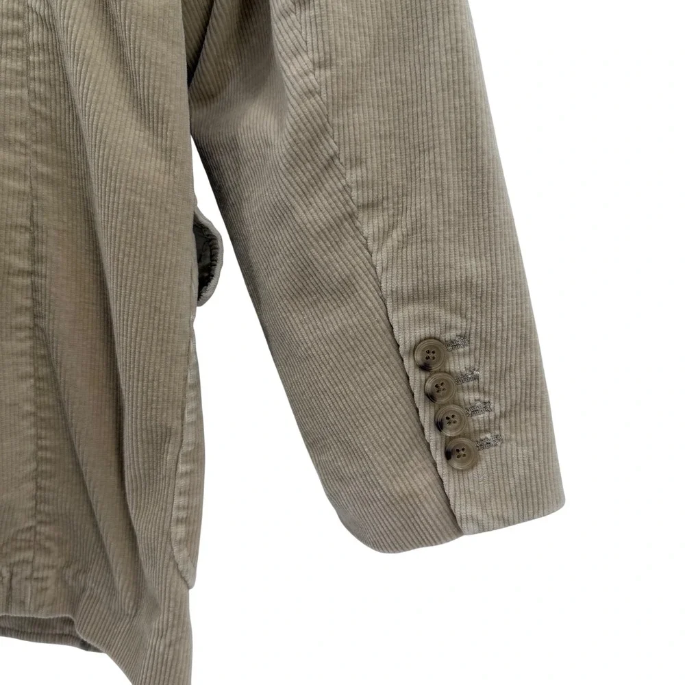 Polo‎ Ralph Lauren Vintage Blazer Mens L Tan Corduroy 3-Button Sport Coat Jacket